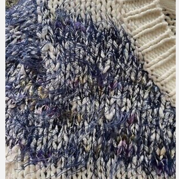 Anthropologie Tabitha Striped Eyelash Sweater - Picture 4 of 4